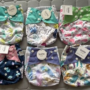 NEW Pocket Style Cloth Diaper Set